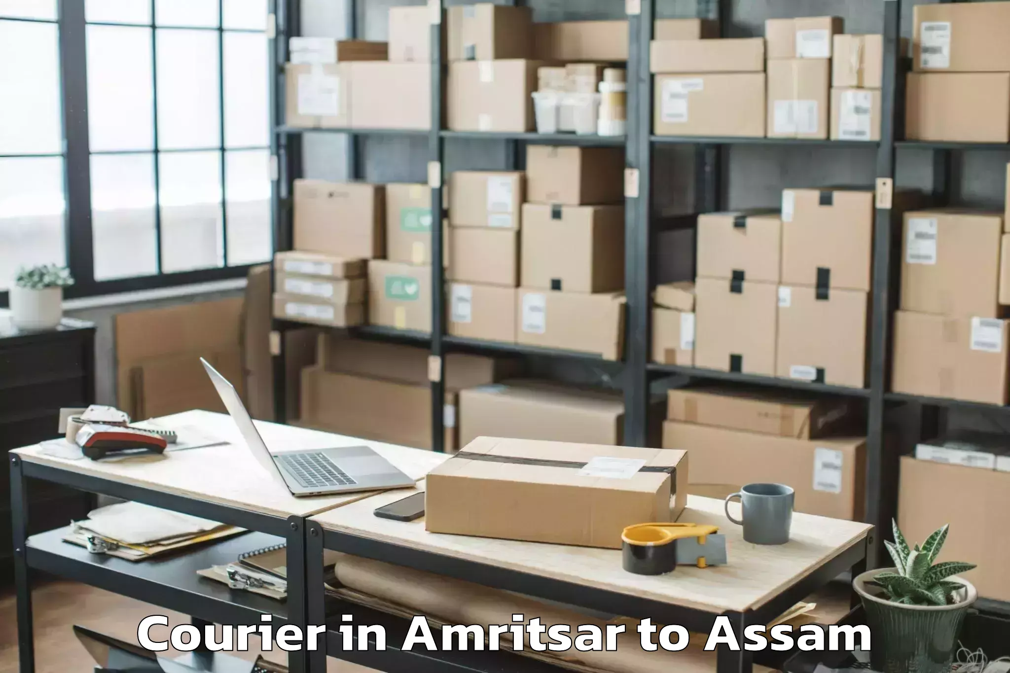 Book Amritsar to Kharupetia Courier